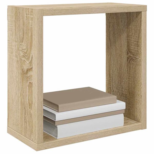 vidaXL W&uuml;rfelregale 2 Stk. Sonoma-Eiche 30x15x30 cm