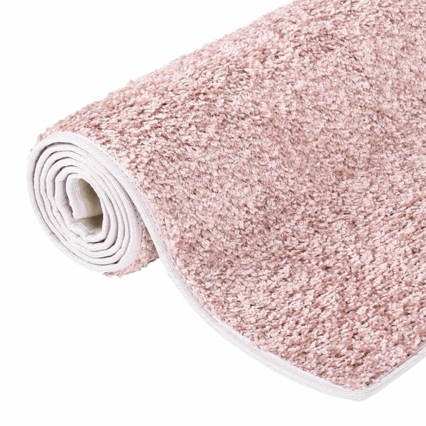 vidaXL Teppich Weich Rutschfest 115x170 cm Rosa