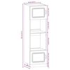 vidaXL 7-tlg. K&uuml;chenschrank-Set Kalmar Schwarz Holzwerkstoff