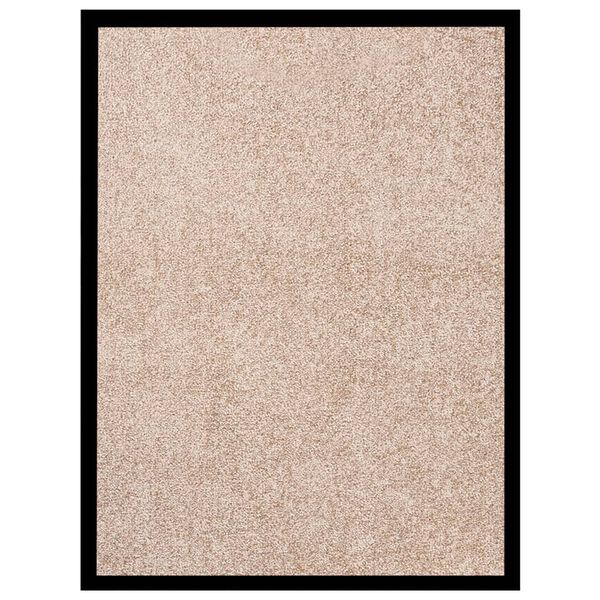 vidaXL Fu&szlig;matte Beige 40x60 cm