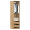 vidaXL Kleiderschrank Artisan-Eiche 50x50x200 cm Holzwerkstoff