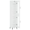 vidaXL Highboard Wei&szlig; 34,5x34x180 cm Holzwerkstoff