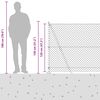 vidaXL Zaunpfosten Gr&uuml;n 10 x 1,2 m (40 x 40 mm Maschenweite)