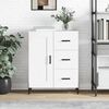 vidaXL Sideboard Wei&szlig; 69,5x34x90 cm Holzwerkstoff
