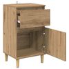 vidaXL Nachttisch 2 pcs Artisan-Eiche 40 x 35 x 70 cm Holzwerkstoff