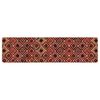 vidaXL Teppichl&auml;ufer MARSA Mehrfarbig 100 x 300 cm Polyester und PVC