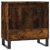 vidaXL Badschrank Räuchereiche 58x33x60 cm Holzwerkstoff