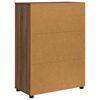 vidaXL Badezimmerschrank Braun Eichen-Optik 72,5 x 36,5 x 100 cm