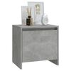 vidaXL Nachttisch Betongrau 45x34x44,5 cm Holzwerkstoff