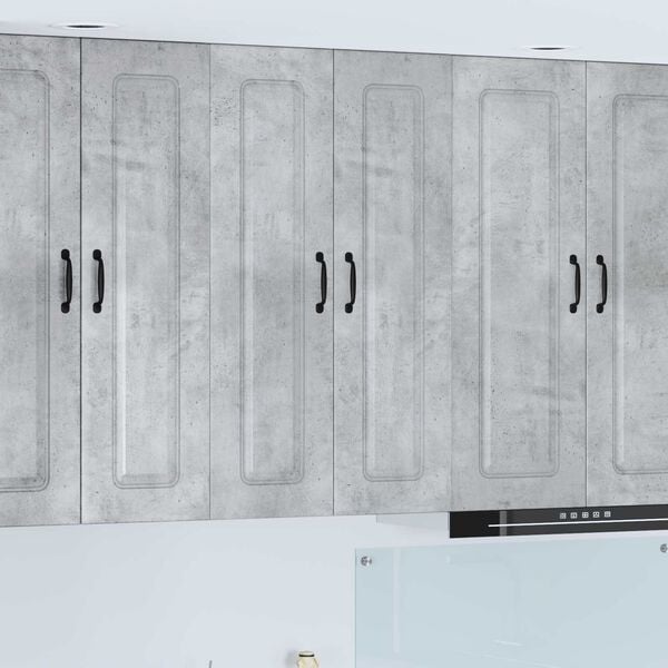 vidaXL K&uuml;chenschrank Kalmar Beton Grau 60 x 31 x 100 cm Holzwerkstoff