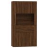 vidaXL Highboard Braun Eichen-Optik Holzwerkstoff