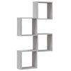 vidaXL W&uuml;rfelregale 4 Stk. Grau Sonoma 30x15x30 cm