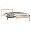 vidaXL Bettrahmen Braun 215,5 x 85,5 x 69,5 cm Massivholz Kiefer