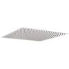 vidaXL Regenbrause Edelstahl 304 40x40 cm Quadrat