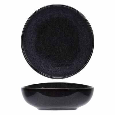 Cosy & Trendy for Professionals Schalen Black Granite 4 Stk. Ø21 cm