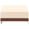 vidaXL Abdeckungen f&uuml;r 2-Sitzer-Bank 2 Stk. 137x97x48/74cm 600D Oxford
