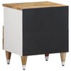 vidaXL Nachttische 2 Stk. 40x33x46 cm Massivholz Mango