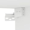 vidaXL TV-Wandschrank mit LED-Leuchten Wei&szlig; 30,5x35x30 cm