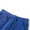 Kindershorts mit Kordelzug Blau Melange 128