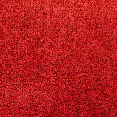 vidaXL Teppich OVIEDO Kurzflor Rot Ø 160 cm