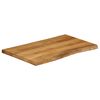 vidaXL Tischplatte mit Baumkante 70x60x2,5 cm Massivholz Mango
