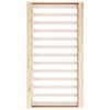 vidaXL Massivholzbett 75x190 cm