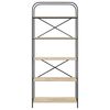 vidaXL B&uuml;cherregal Sonoma-Eiche 80 x 30 x 183 cm Holzwerkstoff