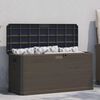 vidaXL Garten-Aufbewahrungsbox 280 L Braun