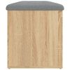 vidaXL Aufbewahrungsbank Sonoma-Eiche 102 x 42 x 45 cm Holzwerkstoff