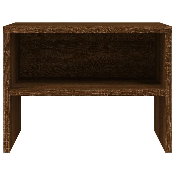 vidaXL Nachttisch Braun Eichen-Optik 40x30x30 cm Holzwerkstoff