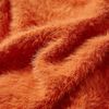 Kinderpullover Gestrickt Dunkelorange 140