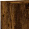 vidaXL TV-Wandschrank mit LED-Leuchten R&auml;uchereiche 60x35x31 cm