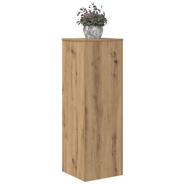 vidaXL Pflanzenst&auml;nder Artisan-Eiche 33x33x100 cm Holzwerkstoff