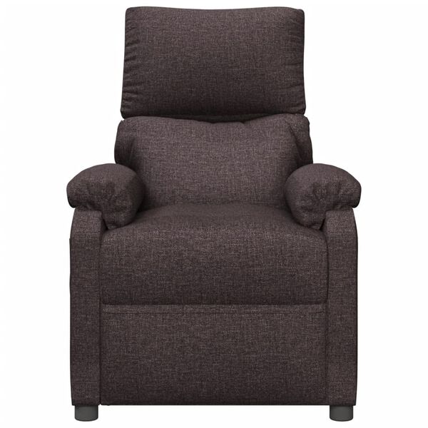 vidaXL Relaxsessel Dunkelbraun Stoff