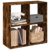 vidaXL Raumteiler-B&uuml;cherregal R&auml;uchereiche 69,5x29x69,5 cm