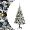 vidaXL Künstlicher Weihnachtsbaum mit 150 LEDs mit Ständer Grün 120 cm