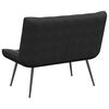 vidaXL Sitzbank Schwarz 110x74x84 cm Samt