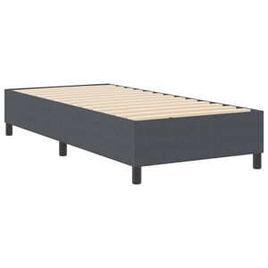 vidaXL Plattformbettgestell Dunkelgrau 80 x 200 cm Cordstoff