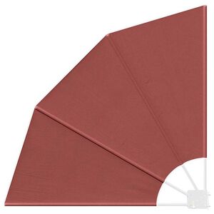 vidaXL Balkon Sichtschutz Terrakotta 115 x 115 cm Polyester