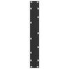 vidaXL Esstischbeine U-Form 3 Stk. Schwarz 70x(72-73) cm Stahl