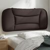 vidaXL Kopfteil-Kissen "Hvar" Dunkelbraun 90 cm Stoff
