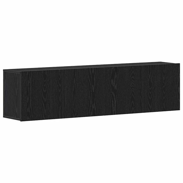 vidaXL TV-Schr&auml;nke 2 Stk. Schwarze Eiche 160 x 30 x 41 cm Holzwerkstoff
