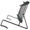 vidaXL Dachschneeschild Schwarz 800 x 29,5 x 34,5 cm Stahl