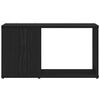 vidaXL TV-Schrank Schwarz Eichen-Optik 60x24x32 cm Holzwerkstoff