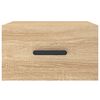 vidaXL Wand-Nachttisch Sonoma-Eiche 35x35x20 cm