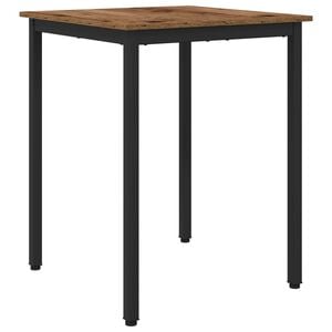 vidaXL Esstische 60 x 60 x 75 cm Holzwerkstoff Altholz Quadratisch