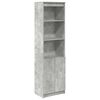 vidaXL Highboard Betongrau 50x35x180 cm Holzwerkstoff