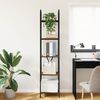 vidaXL B&uuml;cherregal Ger&auml;ucherte Eiche 40 x 30 x 183 cm Holzwerkstoff
