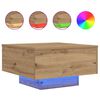 vidaXL Couchtisch Artisan-Eiche 55 x 55 x 31 cm Holzwerkstoff