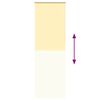vidaXL Verdunkelungsrollo Gelb 70x230 cm Stoffbreite 65,7 cm Polyester